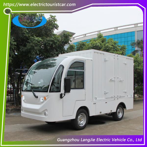 Тележка для багажа тележки еды 2 мест электрическая заключила полезную нагрузку коробки 900кг груза для парка