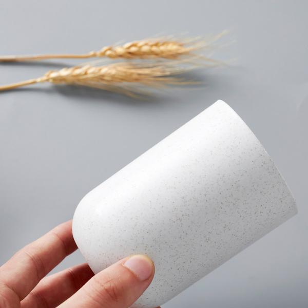 Nordic Wheat Straw Mouthwash Cup Soap Holder 3 Bathroom Wash Sets