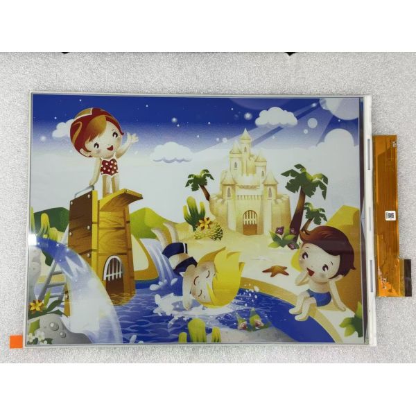 13.3 inch E Ink Display Module with 1200 by 1600 pixels and 6 color e paper technology for e readers and digital signage