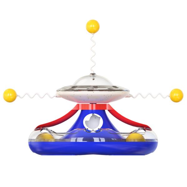 Wholesale Cat Turntable Track Ball Windmill Leaking Food Cat Toy Funny Cat Stick