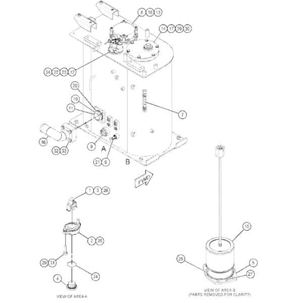 491-6075 4916075 Oil Filter KOMATSU Excavator Spare Parts For C7.1 320 323