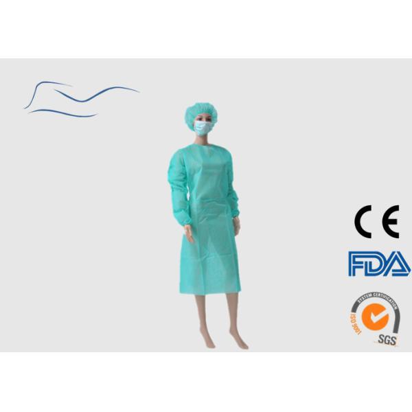 High Elasticity Disposable Isolation Gowns CE / ISO Certification 18G