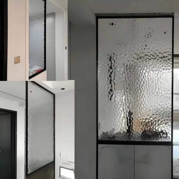 Diamond Water Cube 9mm Ultra Transparent Anti Collision Decorative Display Case Glass Panel Retail Space