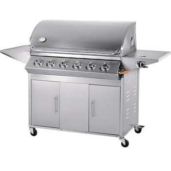 Factory price kitchen bbq easy grill slow burning 4 burners natural gas bbq grill