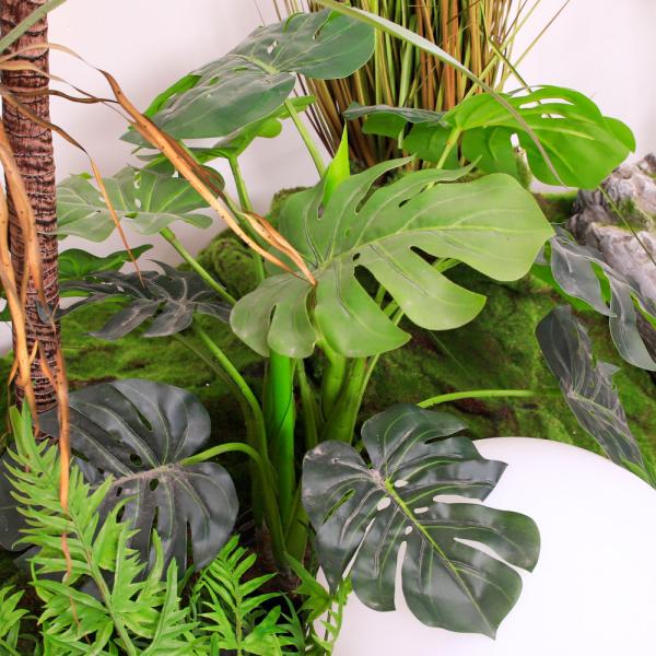 Plantas em pasta artificiais de seda do assoalho da grande capacidade para a decoração do casamento e da casa