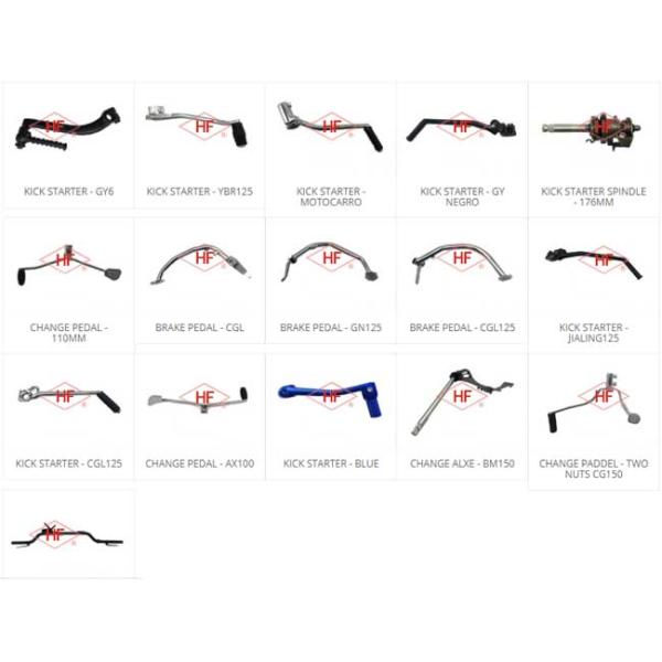 Shaft Kick Honda Motorbike Spares , Kick Start Lever Pedal Honda Cg 125 Aftermarket Parts