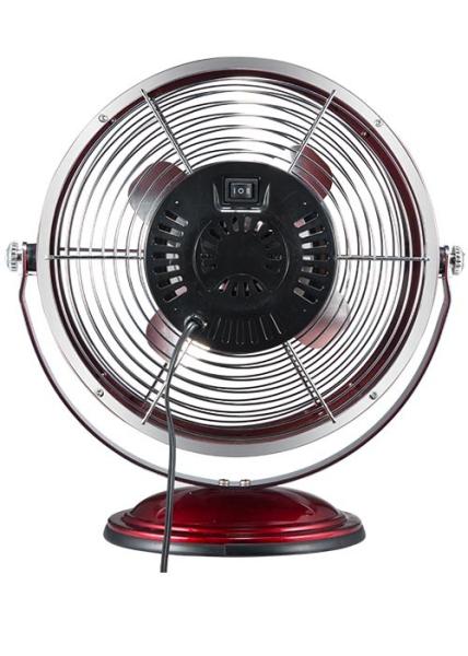 Decorative Retro Metal Blades Cool Desk Fan 2 Speed SAA ETL BSCI