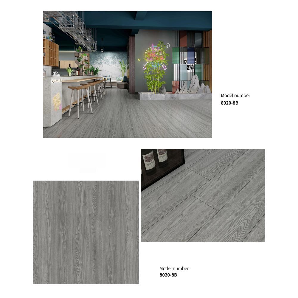 Waterproof SPC Flooring Wood Pattern SPC Rigid Core Flooring Composite Material