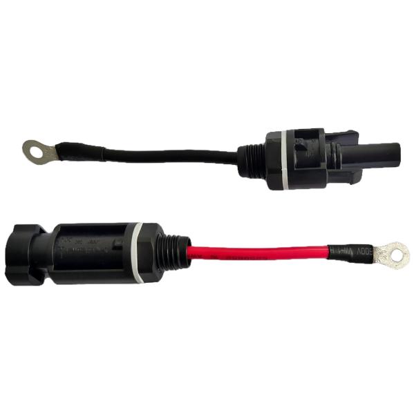 Conector MC4 impermeável e da proteção ambiental do picovolt de cabo do chicote de fios 75mm