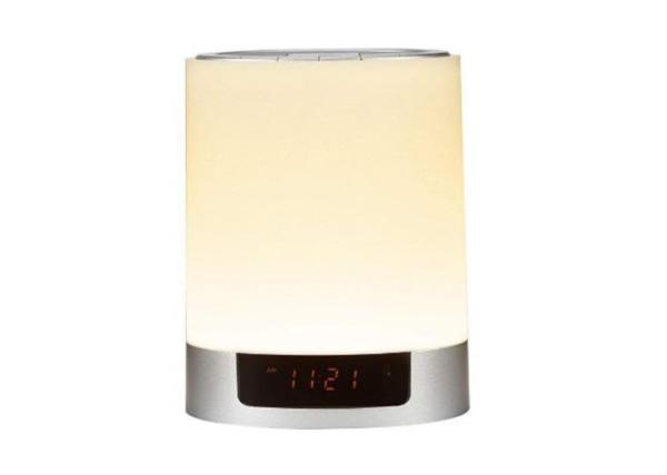 Wireless Speaker Alarm Clock , Dimmable LED Light Alarm Clock With Usb Charging Port