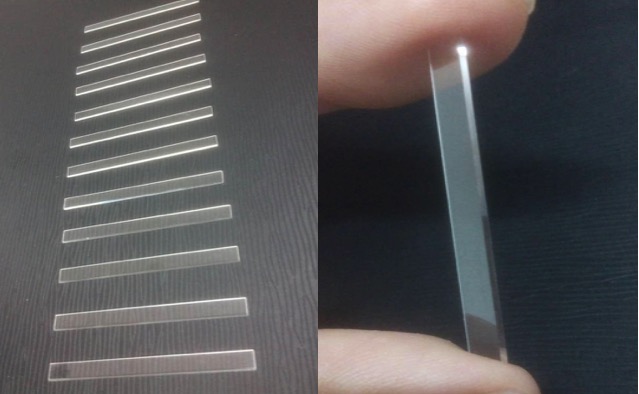 Al2O3 Custom Single Crystal Sapphire Laser Cut Windows Glass Dia5.5 x 0.5mmt DSP