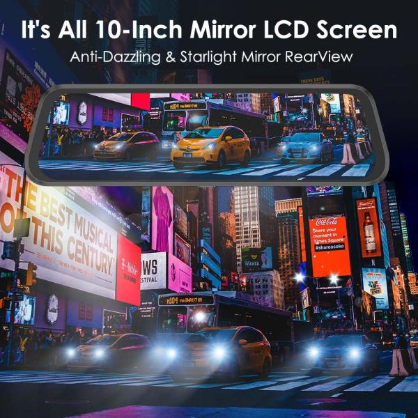 Портативный сенсорный экран Android IPS Carplay Stream Media 10 дюймов