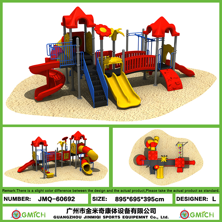 Factory Direct Public Open Outdoor Park Playground Slides Safe and Durable Children Amsuement Equipment for Sale