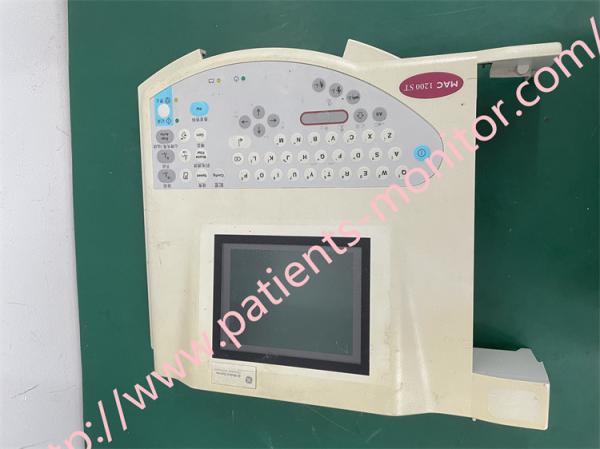 GE Mac1200ST Electrocardiógrafo caixa de cobertura superior com tela, ABS plástico e vidro