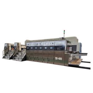 Impressora Flexo de Alta Definição Slotter Rotary Die Cutter With Stacker 220V