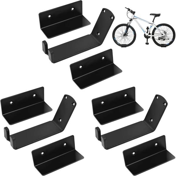 Metal Steel Bracket Bike Wall Mount for Standard Bikes in Indoor or Garage Storage