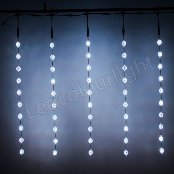 D23mm Outdoor Waterproof 0.6W DMX512 Controllable RGB String Lights for Event Wedding