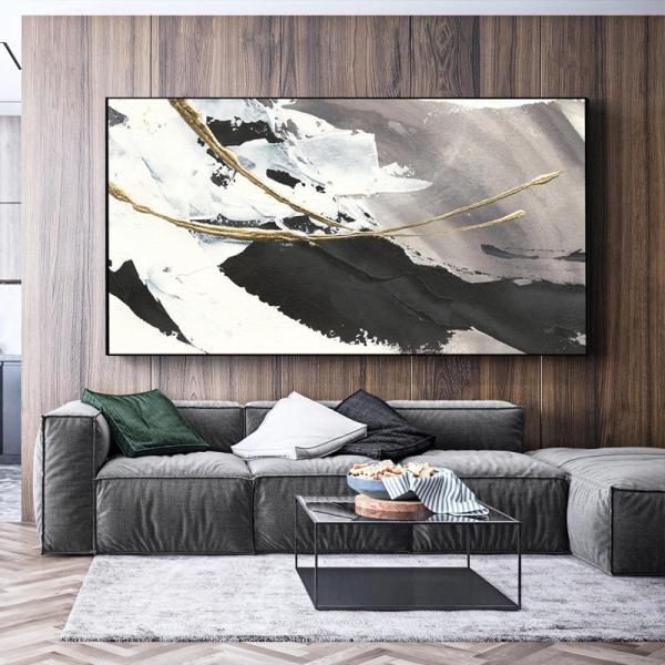 6 Color Hand Painted Oil Painting Abstract Handmade for Nordic Living Room Decoration