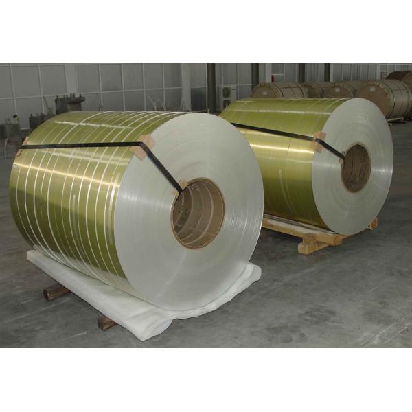 Brush Finish Gold Color Coated Aluminum Coil With High Corrosion Resistance
