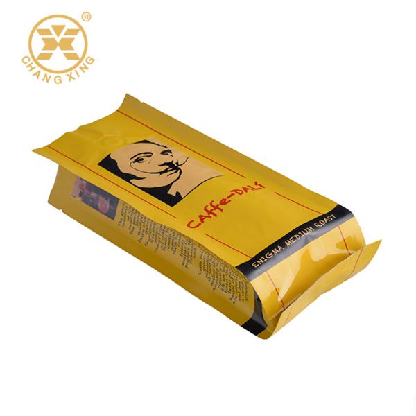 Sacos de empacotamento impressos de alumínio do café com o saco de Bean Side Gusset Coffee Packaging do assado da marca própria da válvula e do fecho de correr