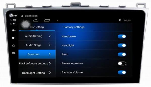Ouchuangbo 10.1 inch stereo navi navigation android 8.1 for Mazda 6 2008-2012support mp3 mp4  usb quad core