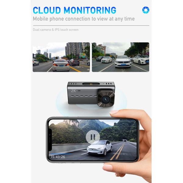 Автомобильный видеорегистратор SONY IMX335 2K Dash Cam Ultra HD с двумя объективами 3,16 дюйма