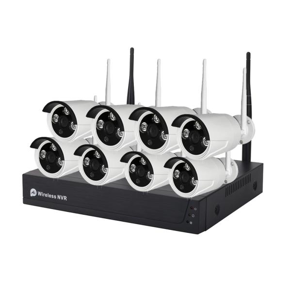 Unistone 8CH Outdoor Wireless WIFI 2MP CCTV Security Surveillance Camera NVR KIT(US-WC208K02)