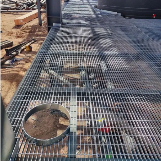 Customized 20mm 25mm 30mm Height Heavy Duty Hot DIP Galvanized Steel Grating for Drain Cover