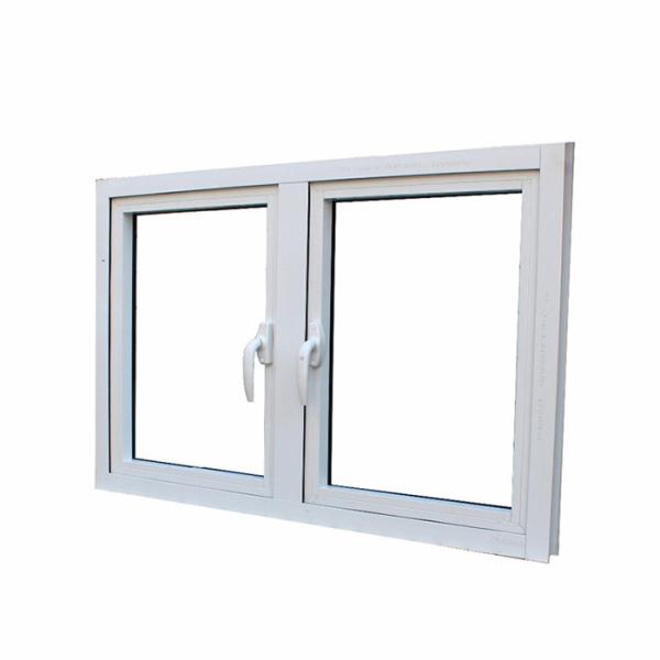Difference Double Aluminum Hurricane Impact Casement Windows with Manual Roller Shutter