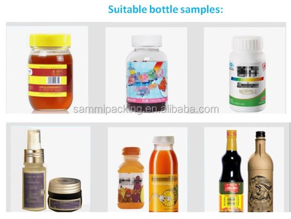 Round Bottle Semi Auto Labeling Machine Electric Driven Type Multipurpose