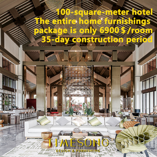 Custom Modern Luxury Hotel Guest Room Furniture Decor Cloth Material Songdesign Home Furniture One-Stop Service Design