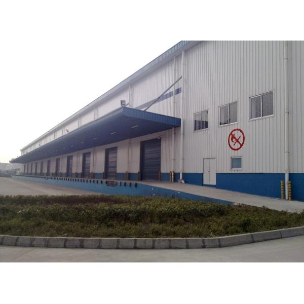 Steel Structure Warehouse with 50 Year Warranty and High Seismic Zone Design Featuring Customizable Parapet Wall
