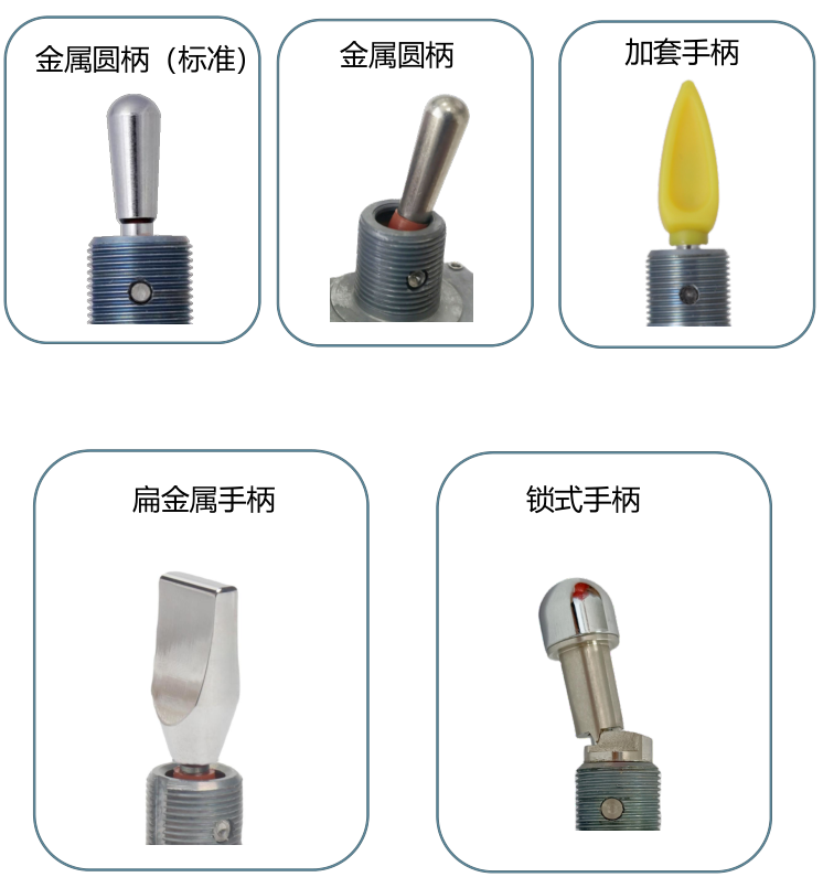 Double Pole (Off)-On Industrial Toggle Switch with Metal Handle