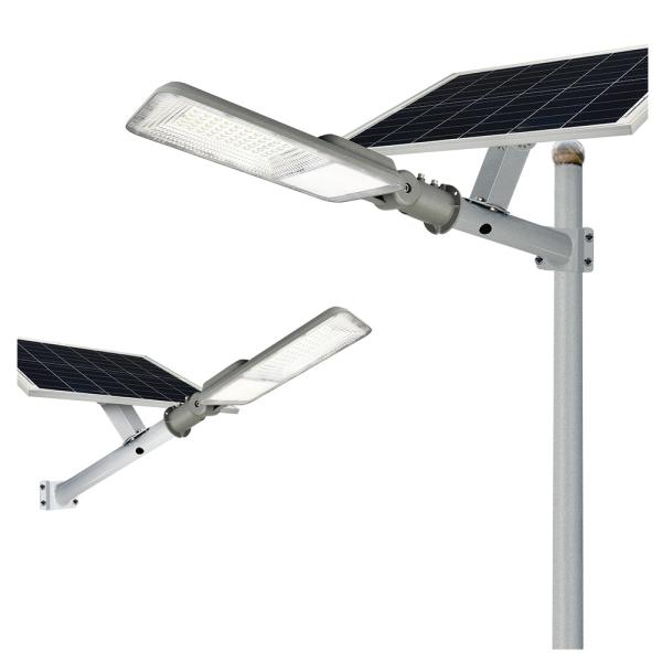 Iluminação de rua superbrilhante de 170 lm/W com controle remoto ao ar livre montada na parede poste solar