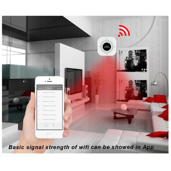 Система сигнализации против взлома для домашнего пользования Mini WiFi с интеллектуальным управлением приложением с частотой 433,92 МГц