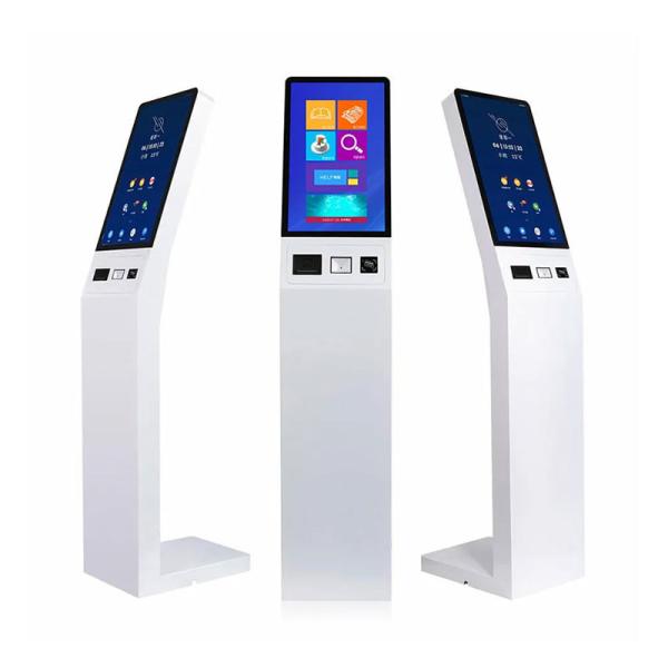 18.5  inch touchscreen self service ticket kiosk win10 windows intel i3 4+128GB  payment kiosk small pos kiosk machine