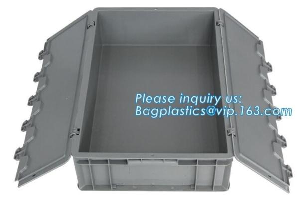 Multi-purpose Euro logistics plastic box ; Plastic turnover box, pp corrugated sheet Box plastic transport box turnover