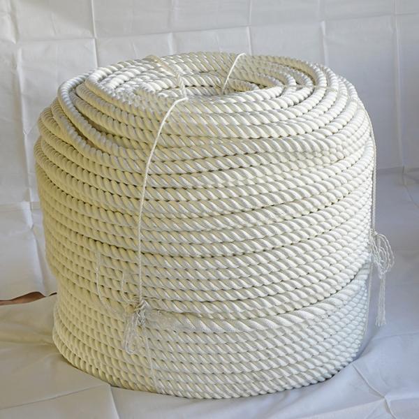 3 hebras de cuerda de nylon 4 mm-60 mm cuerda de vela de amarre marítimo