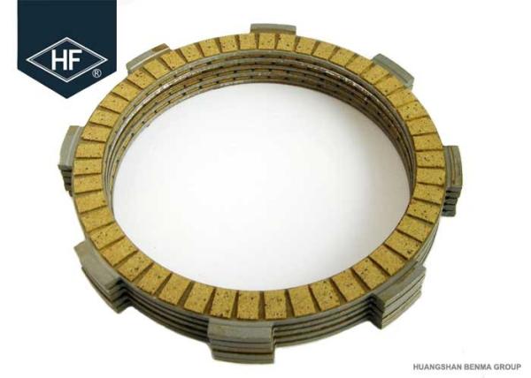 WY125 125cc CG125 Spare Parts Clutch Friction Discs 5 Pcs High Efficient 