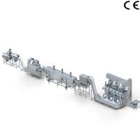 Ligne de production entièrement automatique d'enrobage et de friture d'arachides, usine de production d'enrobage et de friture de noix