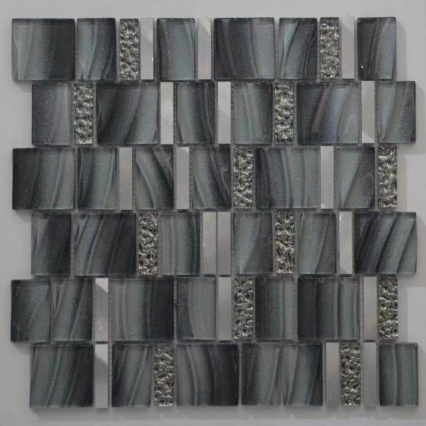 La mosaïque en verre mélangé en aluminium de style moderne