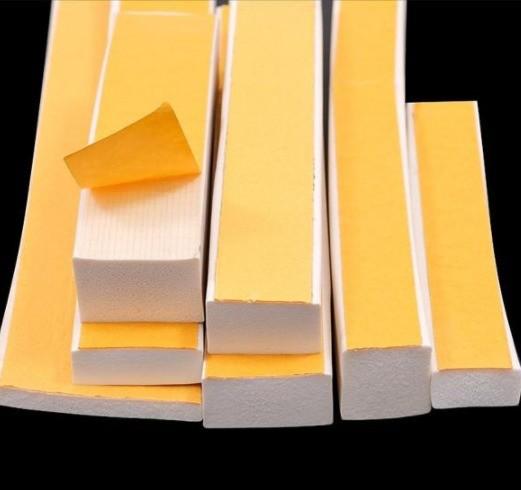 Eco Friendly Durable Foam Weather Stripping Adhesive Backed Rubber Strips