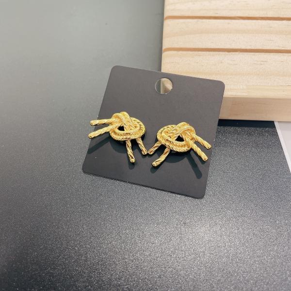 Push Back Closure Stainless Steel Earring with Hypoallergenic and CZ Stone