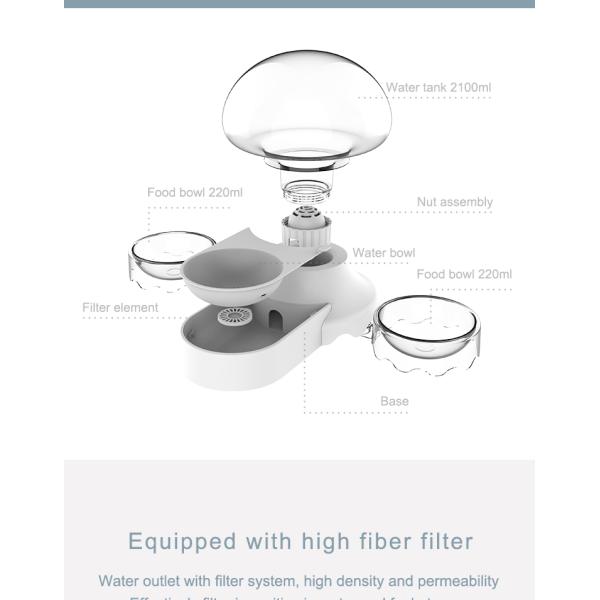 Автоматический умный фидер шара фонтана любимца многофункциональный