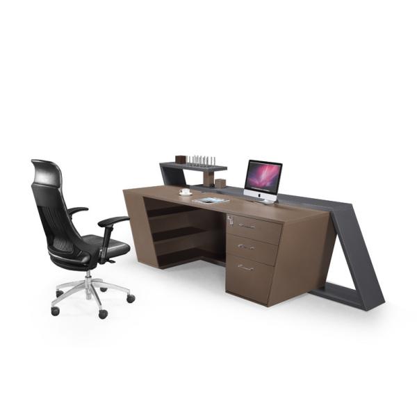 Business Exhibition Reception Desk Furniture , Wood Reception Desk OEM / ODM