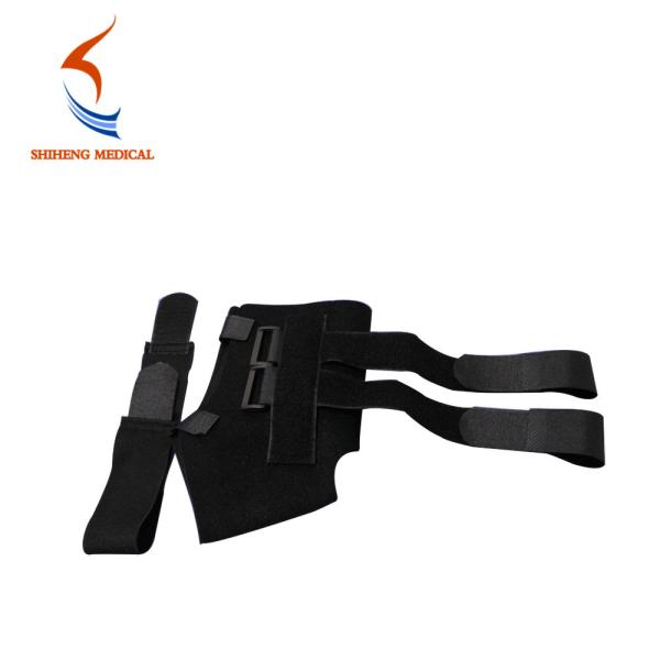 Good design black free size composite cloth ankle brace for sale