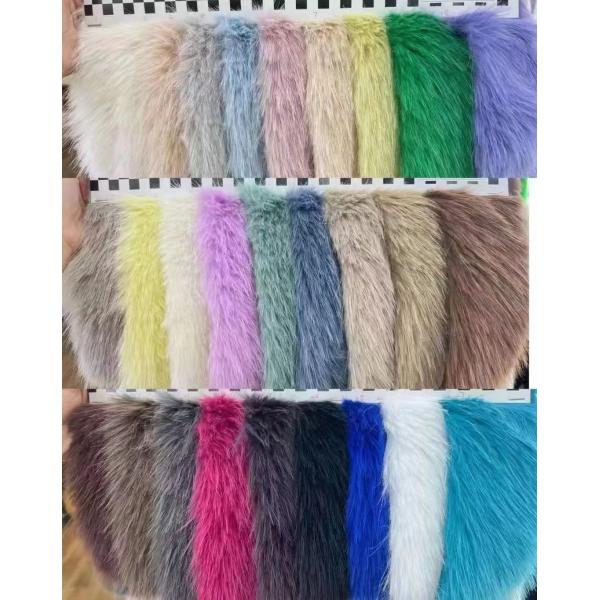 Recycled 100% Polyester Fabric 40mm Plush Thick Faux Fur Toka Fur Suede Composite Fabric Clothing Women's Clothing Bag Shoes