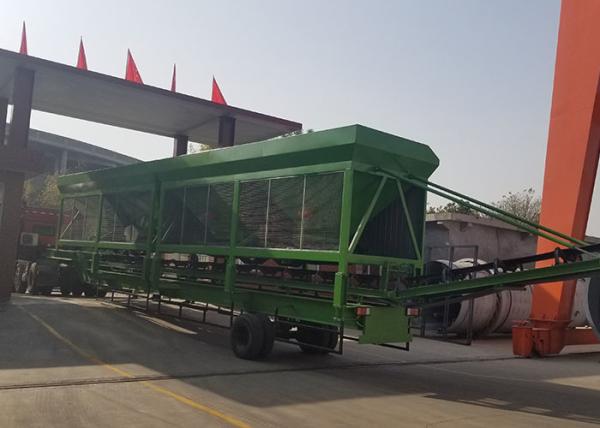 Compact Structure 80t/H Mini Mobile Asphalt Mixing Plant For Highway