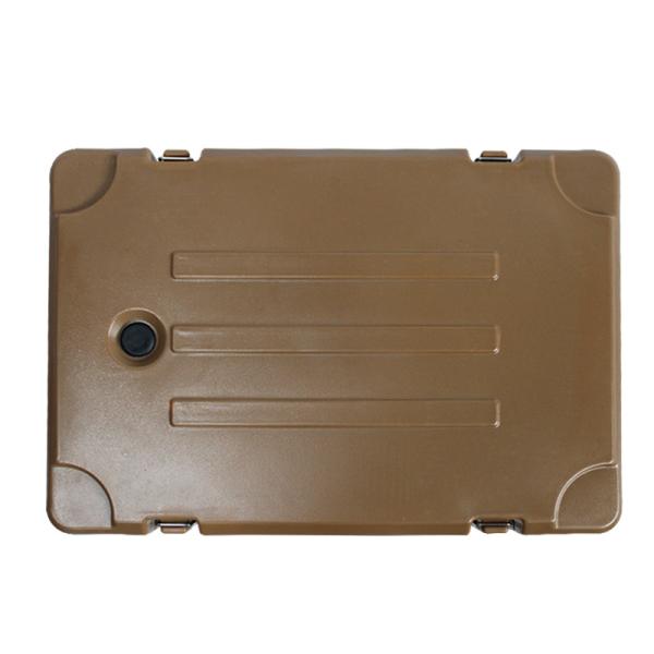 Top Loading Food Pan Carrier 25L Coffee Mobile Hot Food Transportation Boxes For Food Delivery Service Providers