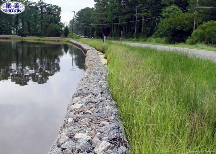 Защитите гальванизированное тяжелое корзины 4.0mm Gabion экологической среды шестиугольное